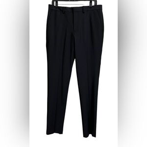 NWT Express Men's Black Extra Slim Wool Blend Stretch Dress Pants 31X34 NEW